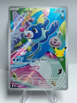 Popplio Full Art Promo Holo 043 Pokemon TCG Card 70HP Water - Image 1