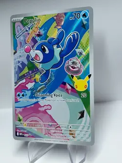 Popplio Full Art Promo Holo 043 Pokemon TCG Card 70HP Water - Image 2