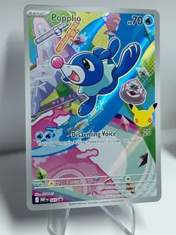 Popplio Full Art Promo Holo 043 Pokemon TCG Card 70HP Water - Image 3