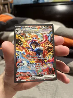 Pokemon Greninja EX SIR Scarlet Violet Twilight Masquerade Card 214/167 Sv06 NM - Image 1