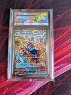 Pokemon TCG Greninja EX Scarlet & Violet Twilight Masquerade Card 214/167 Ace 9 - Image 1