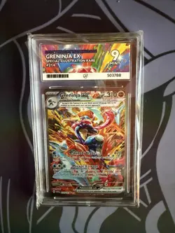 Pokemon TCG Greninja EX Scarlet & Violet Twilight Masquerade Card 214/167 Ace 9 - Image 1