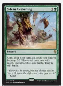 Mint/Near-Mint, English - MTG Sylvan Awakening Dominaria - Image 1