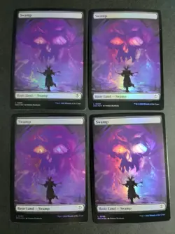 Swamp 0269 (X4 Foil) Land MTG Secrets of Strixhaven - Image 1