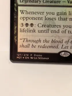 MTG - Vito, Thorn of the Dusk Rose - Core Set 2021 Foil - Unplayed Promo - Image 4