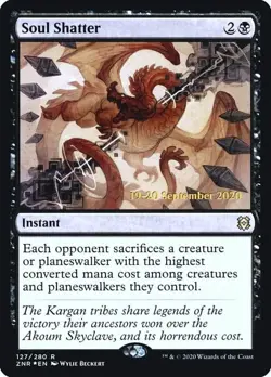 Soul Shatter [Zendikar Rising Prerelease Promos] Foil Near Mint - Image 1