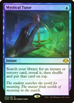 Mystical Tutor Foil Dominaria Remastered MTG - Image 1