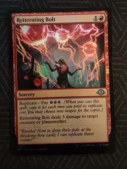 mtg reiterating bolt foil modern horizons 3 - Image 1