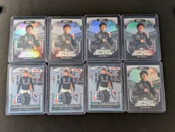 8-CARD Rookie RC LOT KIMI ANTONELLI 2025 TOPPS Formula 1 CHROME On The Move SD - Image 1