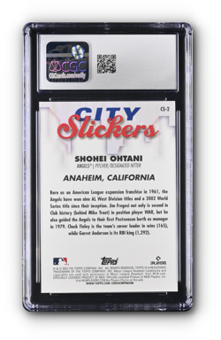 2023 Topps Big League City Slickers #CS-2 Shohei Ohtani -CGC 9 - Image 2