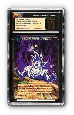 2020 Dragon Ball - Forbidden Power BT15-119 CGC 10 PRISTINE - Image 1