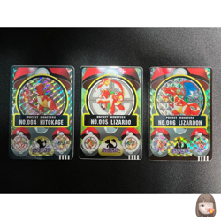 [NM] Charizard Charmander Charmeleon Pokemon Sealdass Japanese Set of 3 LM1 - Image 1