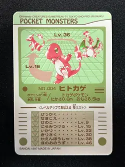[NM] Charizard Charmander Charmeleon Pokemon Sealdass Japanese Set of 3 LM1 - Image 5