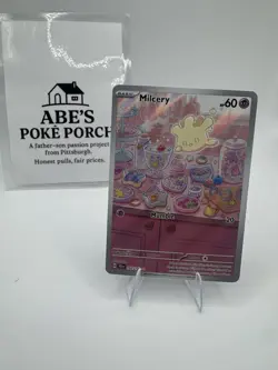 Pokemon TCG Milcery 152/142 Stellar Crown Illustration Rare - Image 1