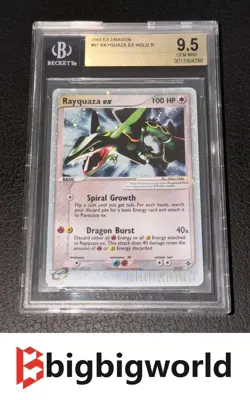 Pokemon TCG 2003 EX Dragon Rayquaza ex Holo 97/97 BGS 9.5 - Image 1