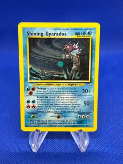 VTG Pokemon Neo Revelation Shining Gyarados 65/64 Secret Rare MP/HP - Image 1