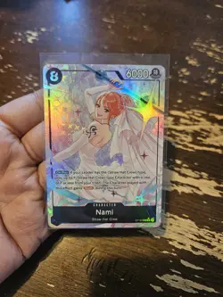 Nami OP15-086 SR Alt Art Parallel Wedding Dress One Piece TCG English NM - Image 1