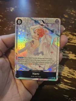 Nami OP15-086 SR Alt Art Parallel Wedding Dress One Piece TCG English NM - Image 2