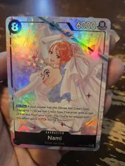 Nami OP15-086 SR Alt Art Parallel Wedding Dress One Piece TCG English NM - Image 3