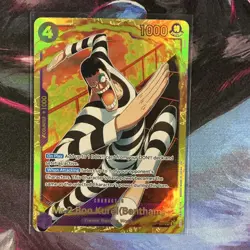 Bandai One Piece CCG Mr.2 Bon Kurei Secret Rare Foil EB01-061 1000 Vol.2 - Image 1