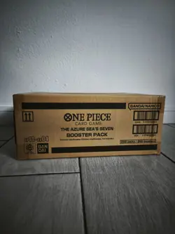 One Piece OP14-EB04 The Azure Sea's Seven English 12 Booster Box Case Sealed - Image 1