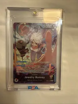 One Piece TCG EB04-001 Jewelry Bonney Alt Art Leader English OP15 - Image 1