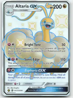 Altaria GX SV77/SV94 Hidden Fates: Shiny Vault Pokemon Card NM - Image 1