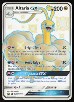 Altaria GX - SV77/SV94 - Shiny Vault - Hidden Fates - Pokemon Card - NM/M - Image 1