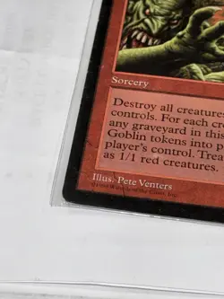 Magic The Gathering Mogg Infestation Stronghold Regular Card Red Sorcery Vtg - Image 3