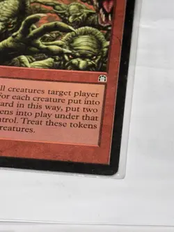 Magic The Gathering Mogg Infestation Stronghold Regular Card Red Sorcery Vtg - Image 4