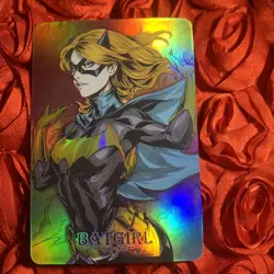 BATGIRL HERO Goddess Masters Anime Holo Waifu Girl Card - Image 1
