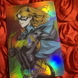 BATGIRL HERO Goddess Masters Anime Holo Waifu Girl Card - Image 2