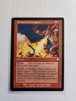 Breath of Darigaaz - Invasion - LP - MTG Magic - Uncommon - Red Sorcery - Image 1