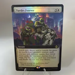 Magic: The Gathering Turtles Forever Instant Holo White Teenage Ninja Turtles - Image 1