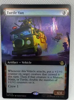 Turtle Van Extended Art 278 Teenage Mutant Ninja Turtles Foil Extended Art R ... - Image 1