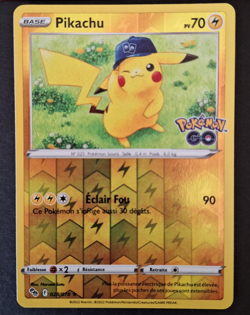 Pikachu REVERSE 028/078 Carte Pokemon Go Francais - Image 1
