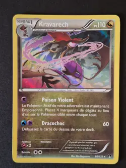 Kravarech HOLO 86/122 Carte Pokemon XY Rupture Turbo Francais - Image 1