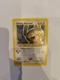 Shining Noctowl 110/105 Holo Rare Pokemon Neo Destiny MP - Image 1