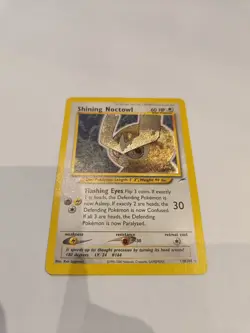 Shining Noctowl 110/105 Holo Rare Pokemon Neo Destiny MP - Image 2