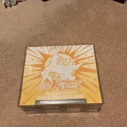 Pokemon Center Brilliant Stars Elite Trainer Box Sealed New In Protective Case - Image 1