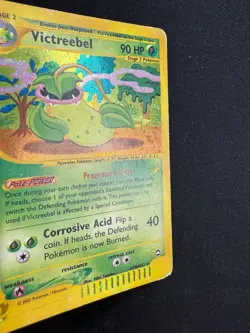 Pokemon Victreebel H30/H32 Aquapolis Rare Holo Unlimited Wizards ENG Vintage - Image 3