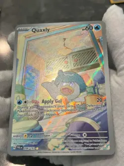Pokemon TCG Quaxly 206/193 Scarlet & Violet Illustration Rare LP - Image 4