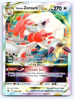 Hisuian Zoroark VSTAR SWSH298 Holo Promo Sword & Shield Promo Pokemon Near Mint - Image 1