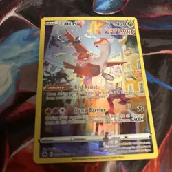 Pokemon TCG Latias GG20/GG70 Crown Zenith Galarian Gallery Full Art NM Condition - Image 1