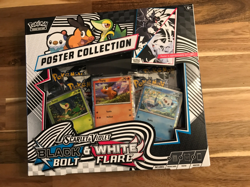 POKEMON SV10.5 BLACK BOLT WHITE FLARE POSTER COLLECTION BOX SEALED - Image 1