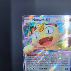 Pokemon TCG Meowth Ex 062/088 Double Rare Perfect Order NM - Image 4