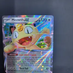 Pokemon TCG Meowth Ex 062/088 Double Rare Perfect Order NM - Image 5