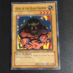Ogre of the Black Shadow SDK-E018 Yugioh 1st edition - Image 1