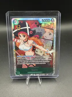 Nami OP02-036 SR Super Rare Paramount War One Piece TCG English NM Green Film - Image 3