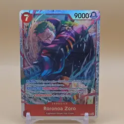 One Piece Roronoa Zoro EB04-007 Egghead/Straw Hat Crew Rush Foil 9000 Power - Image 1